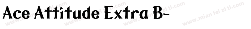 Ace Attitude Extra B字体转换